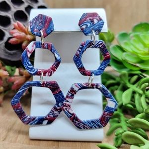 HAND CRAFTED Polymer Clay Earrings